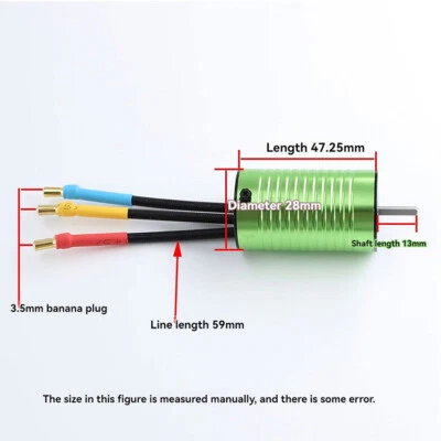 2847 Brushless Motor 4000KV For SCY-16307PRO Modification Upgrade Accessories - Image 1 of 4