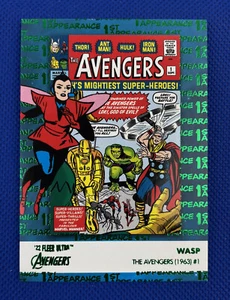 Wasp 2022 Fleer Ultra Avengers 1st Appearances The Avengers #1 FA-3 Green Foil - Picture 1 of 2