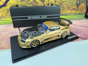 IG 1/18 Toyota Supra JZA80 GT300 TOP SECRET Resin Model Car Toys Gift Ornaments - Picture 1 of 11
