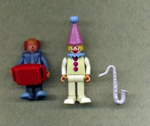 Ü - Ei - Steckfiguren - Dreieck -- Zirkus -- Clown -- 2 Stück -- Mit Instrumente - Bild 1 von 2