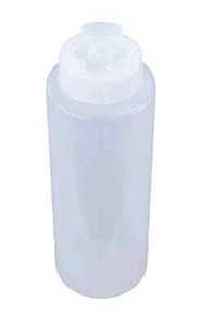 Chefset 7827 32oz Clear Sauce Bottle Silicone Anti Drip Tip - Picture 1 of 1