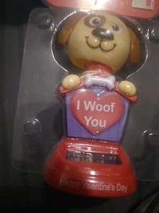 solar dancing toys I Woof You Happy Valentine's Day - Picture 1 of 3