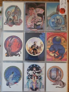 1994 Fantasy MICHAEL KALUTA 1990 Dinotopia 1993 Moebius sets incomplete 240 card - Picture 1 of 21
