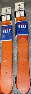 2 Pack Of Academy Adjustable Orange Youth Baseball Softball Belt, FREE SHIPPING - Picture 1 of 2