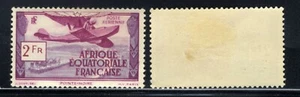 1937 AFRIQUE EQUATORIALE FRANCAISE ** POSTA AÉRIENNE POSTA AEREA MLH OG - Foto 1 di 1