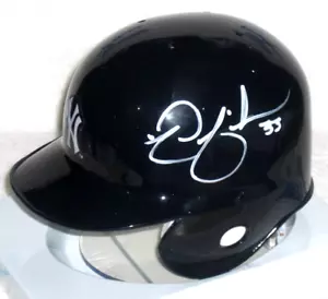 MINI CASCO NICK SWISHER FIRMATO NEW YORK YANKEES - Ohio State - J.S.A. Cert. - Foto 1 di 5