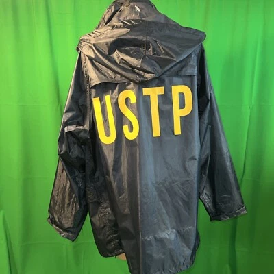 Abrigo Chaqueta de Lluvia Policía de Transporte de Estados Unidos Bandera de Estados Unidos Bandera SC Grande Foto 1 de 4