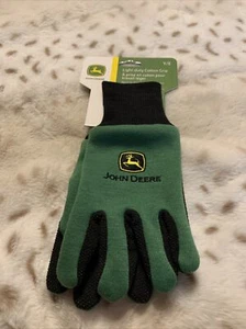 NWT John Deere Light-Duty Cotton Grip Gloves Gardening Gloves - Youth KIDS SIZE - Picture 1 of 1