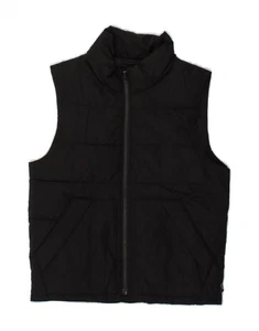 GAP Boys Padded Gilet 6-7 Years Small Black Polyester CO01 - Picture 1 of 3