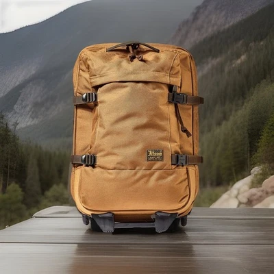FILSON DRYDEN 2-WHEEL CARRY-ON BAG 20047728 WHISKEY NEW WITH TAG 22 LUGGAGE RARE - Image 1 of 4