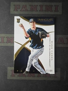 2015 Panini Immaculate Collection Multi-Sport Baseball RC Mark Canha /99 - Picture 1 of 2