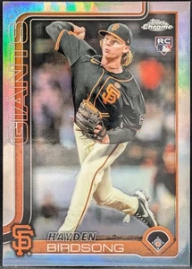 2025 Topps Chrome Refractor #138 Hayden Birdsong San Francisco Giants - Bild 1 von 2