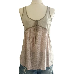 Old Navy Boho Tie Floral Tank Top Sz S - Picture 1 of 6