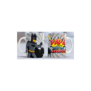 Taza sublimacion papá mi héroe favorito 325ml 8,2x9.5cm - Imagen 1 de 1