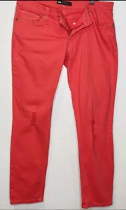 Rote Levis Damenhose Bundweite 34 Länge 38 - Bild 1 von 8