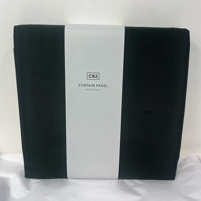 CB2 Seda Green Dupioni Silk Window Curtain Panel 48x108 One Panel - Image 1 of 4