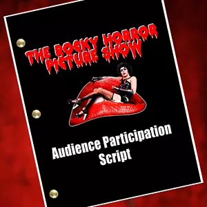 Rocky Horror Picture Show Audience Script - Full Audience Participation Script - Picture 1 of 9