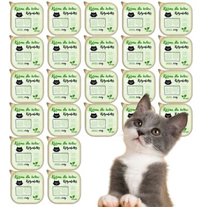 48x 150g Katzenfutter Rind Pastete Nassfutter Aluschale hoher Fleischanteil - Bild 1 von 6