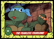 Topps Ireland  Teenage Mutant Hero Turtles (1990) The Fearless Foursome No. 38