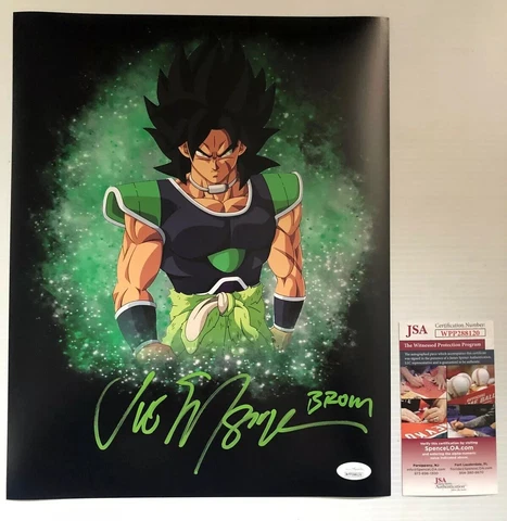 Vic Mignogna Signed Autographed 11x14 Photo Dragon Ball Z Super Broly JSA COA 14 Cover