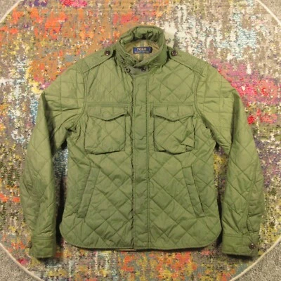 Chaqueta acolchada Polo Ralph Lauren para hombre S acolchada con diamantes estilo militar envejecida Foto 1 de 4
