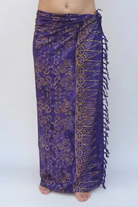 Falda envolvente Sarong (SAL525P) calidad premium en tamaño grande Pareo Sari - Imagen 1 de 1