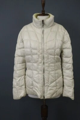 Chaqueta acolchada Jet Set beige manga larga cremallera completa bolsillos talla L Foto 1 de 4