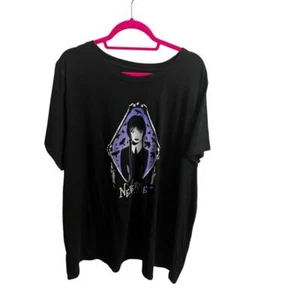 Torrid TShirt Womens 5X Black Nevermore Cartoon Graphic Classic Fit Cotton - Picture 1 of 6