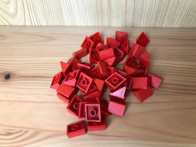 Lego 50 x Dachstein 3043 Rot red Slope 45 2 x 2 Double Basic Bricks - Bild 1 von 4