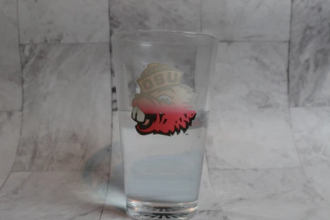 Color Changing! Oregon State University OSU Beavers Vintage Logo Pint Glass Cover