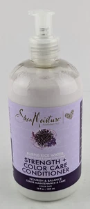 Shea Moisture Strength Colour Care Conditioner Purple Rice Water Pump 384ml NEW - Picture 1 of 3