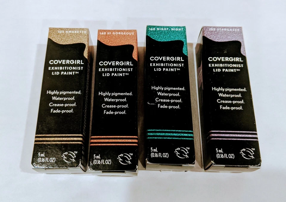 CoverGirl Exhibitionist Lid Paint Lot Of 8 Assorted - Image 1 of 1