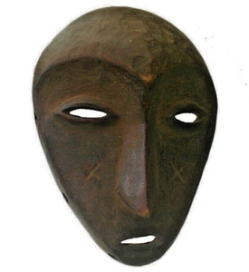 Afrika Kunst Maske Lega Kongo Congo - Bild 1 von 3