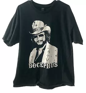 Hank Williams Jr. Bocephus Country Music Band T-Shirt by Gildan, Men's XL, Black - Picture 1 of 4