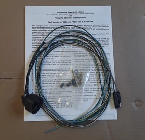 NOS Mopar 3690152 ECU Electronic Ignition Box Harness Orange Chrome - Picture 1 of 2