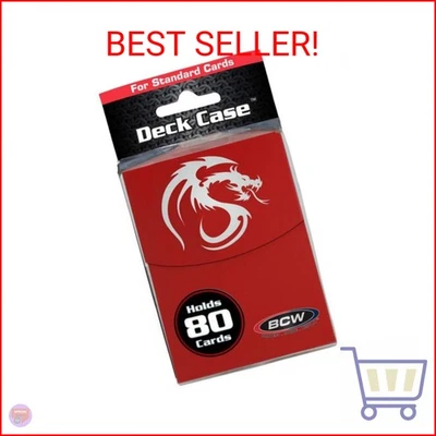 BCW 1-DC-RED Deck Case Rojo Magic The Gathering Deck Foto 1 de 2