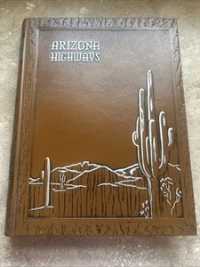 Arizona Highways Hardcover Leatherette 1973 Vintage Magazine Nature Wilderness - Picture 1 of 12