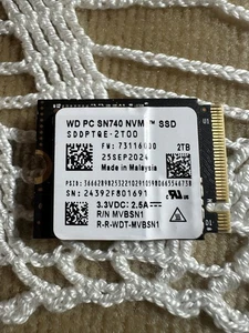 Western Digital WD SN740 2TB NVMe SSD M2 - Imagen 1 de 2