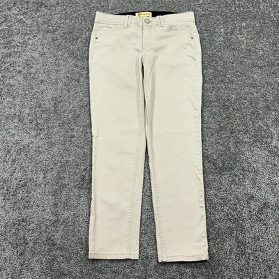 Pantalones Democracy Mujer 10 Tobillo Beige Elastizados Ab Tecnología Preppy City Informales Foto 1 de 4