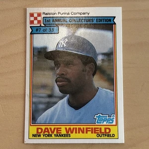 1984 Topps Ralston Purina - Dave Winfield #7 - Picture 1 of 2