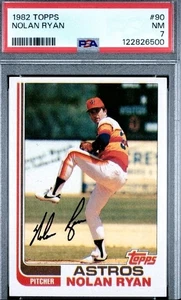 1982 TOPPS #90 Nolan Ryan PSA 7 NM - Picture 1 of 2