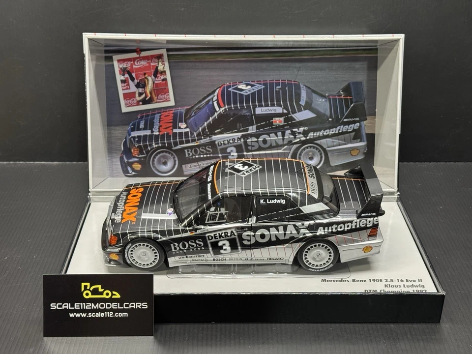 WERK 83 1/18 - MERCEDES-BENZ 190E 2.5 16 EVO II - DTM CHAMPION 1992 W18041001C