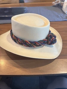 Stetson Western Cowboy Panama Hat Size 7 1/2 - Picture 1 of 9