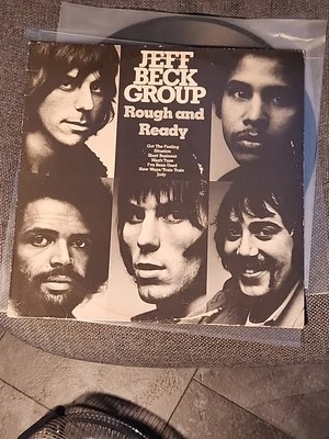 Jeff Beck Group – Rough & Ready LP 1977 UK Press Vinyl Album British Rock Guitar - Image 1 of 4