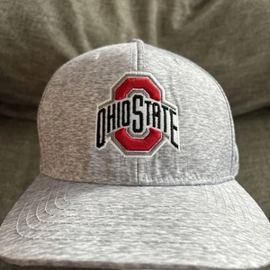 Vintage Ohio State Buckeyes Mütze Kappe OSU offizielle Kopfbedeckung Druckknopflasche - Bild 1 von 5