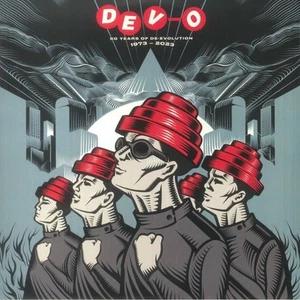 DEVO - 50 Years Of De Evolution (1973-2023) - GATEFOLD RED & BLUE VINYL 2XLP - Picture 1 of 1