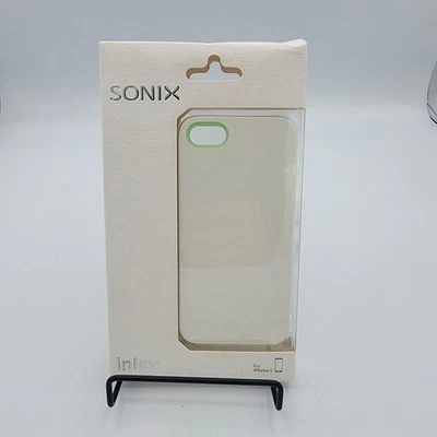 Funda Iphone 5, 5s Sonix, Nueva, Blanca Y Verde Azulado, Exterior Dura Goma Suave Interior Foto 1 de 4