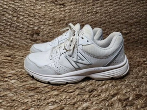 New Balance 411 V1 Damen-Walking-Sneaker Größe 8,5 weiß bequeme Schuhe - Bild 1 von 11