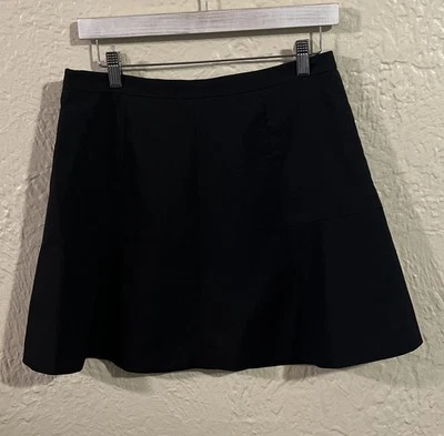 J. Minifalda Crew A Line para mujer 6 negra forrada cremallera espalda oficina carrera Foto 1 de 4