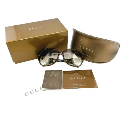 Gafas de sol GUCCI 60 15 130 tono plástico GG3176 S79102 marrón Foto 1 de 4